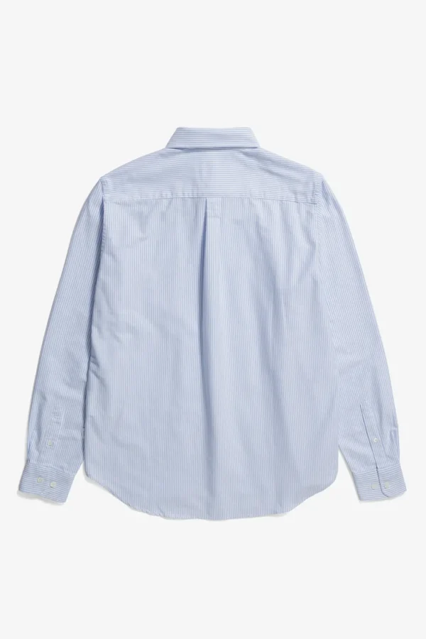 Norse Projects SHIRTING^Norse Standard Oxford BD Shirt Pale Blue Stripe