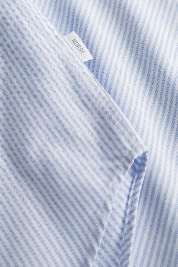 Norse Projects SHIRTING^Norse Standard Oxford BD Shirt Pale Blue Stripe
