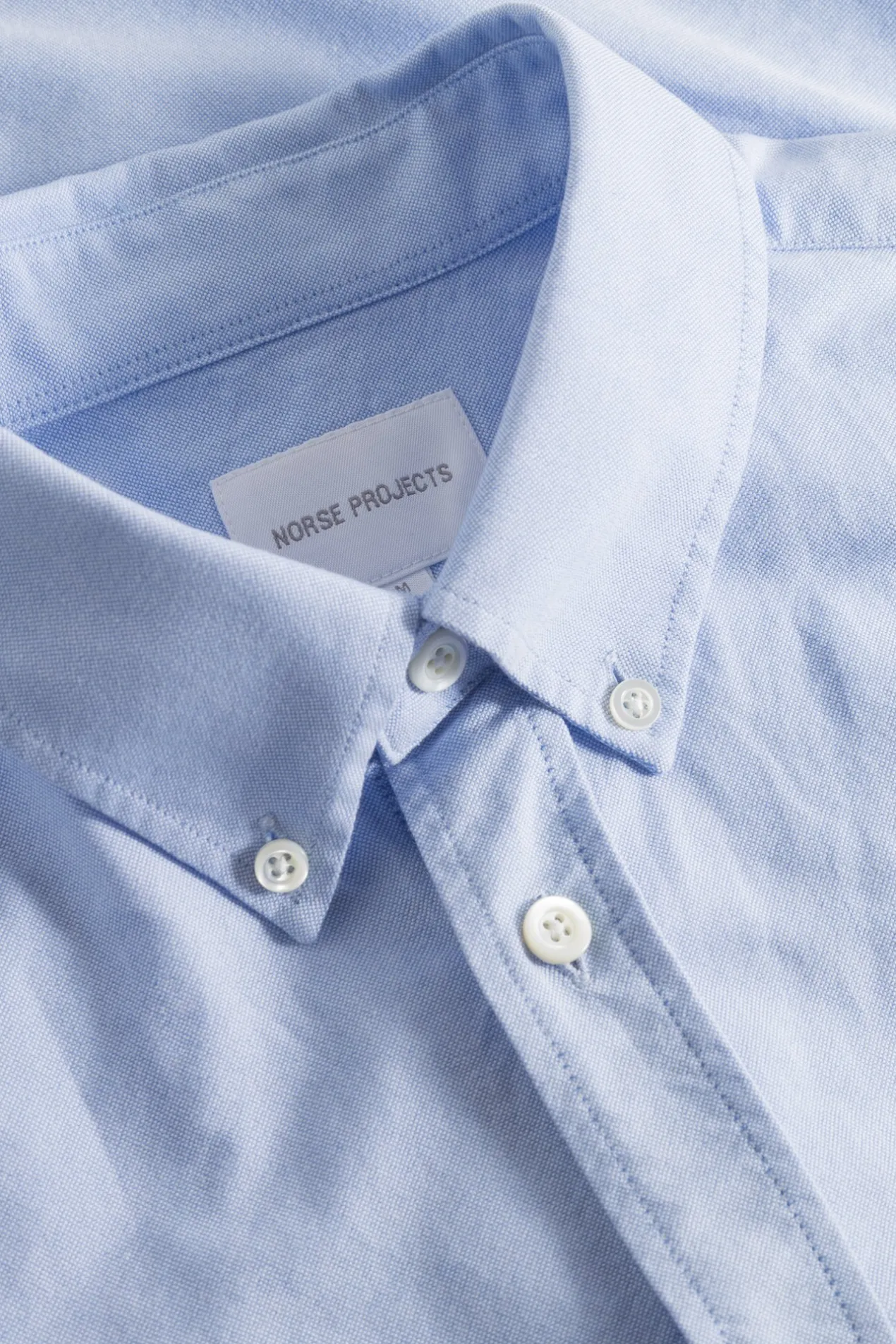 norse_standard_oxford_bd_shirt_5.webp Norse Projects SHIRTING^Norse Standard Oxford BD Shirt Pale Blue