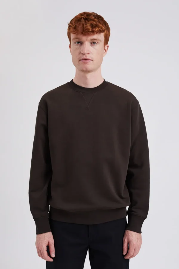 Norse Projects SWEATSHIRTS^Norse Standard Sweatshirt Espresso