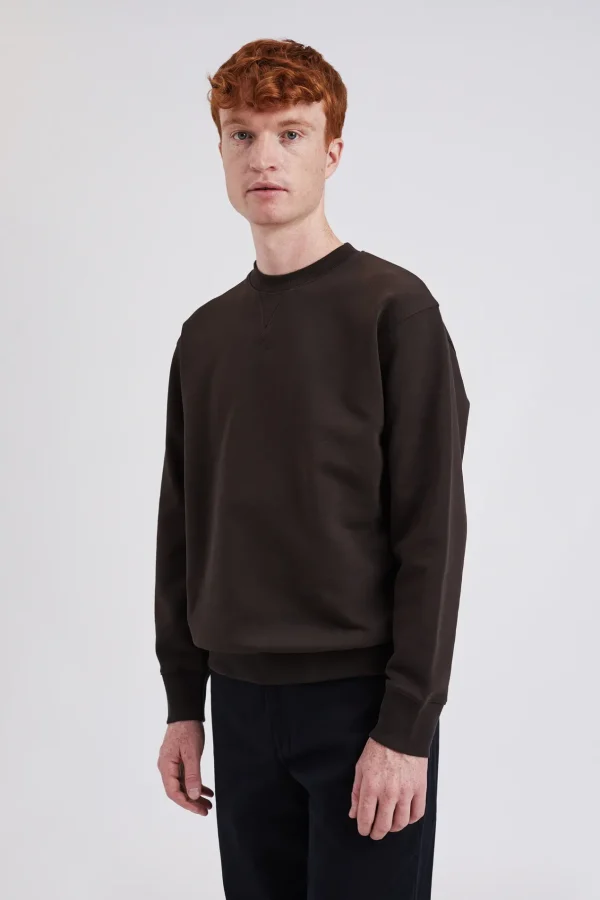 Norse Projects SWEATSHIRTS^Norse Standard Sweatshirt Espresso