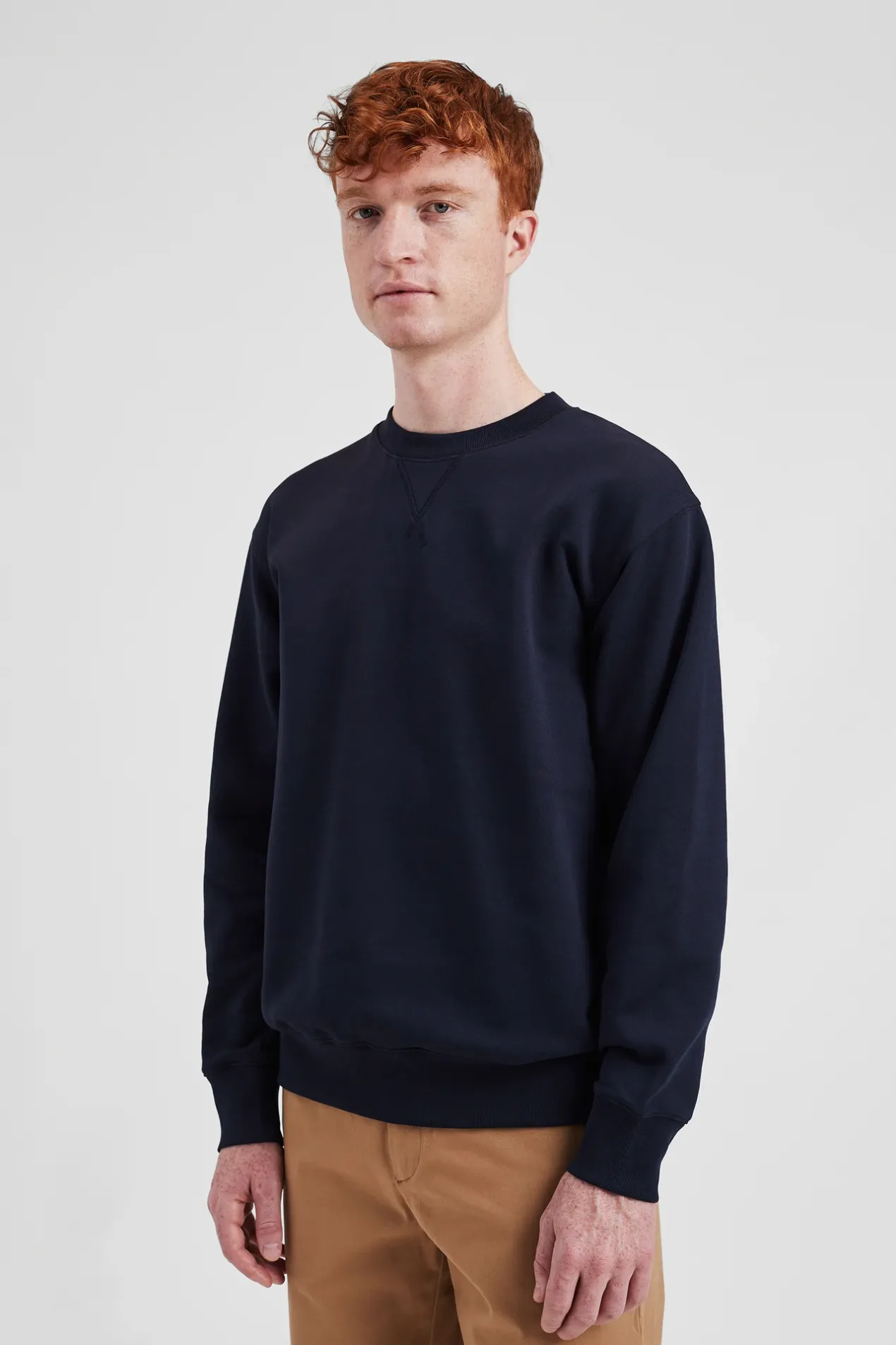 norse_standard_sweatshirt_3-3.webp Norse Projects SWEATSHIRTS^Norse Standard Sweatshirt Dark Navy