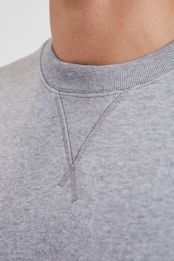 Norse Projects SWEATSHIRTS^Norse Standard Sweatshirt Grey Melange