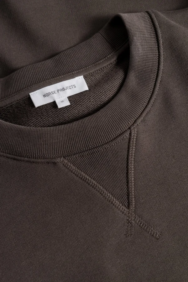 Norse Projects SWEATSHIRTS^Norse Standard Sweatshirt Espresso