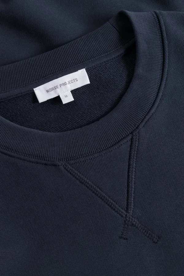 Norse Projects SWEATSHIRTS^Norse Standard Sweatshirt Dark Navy