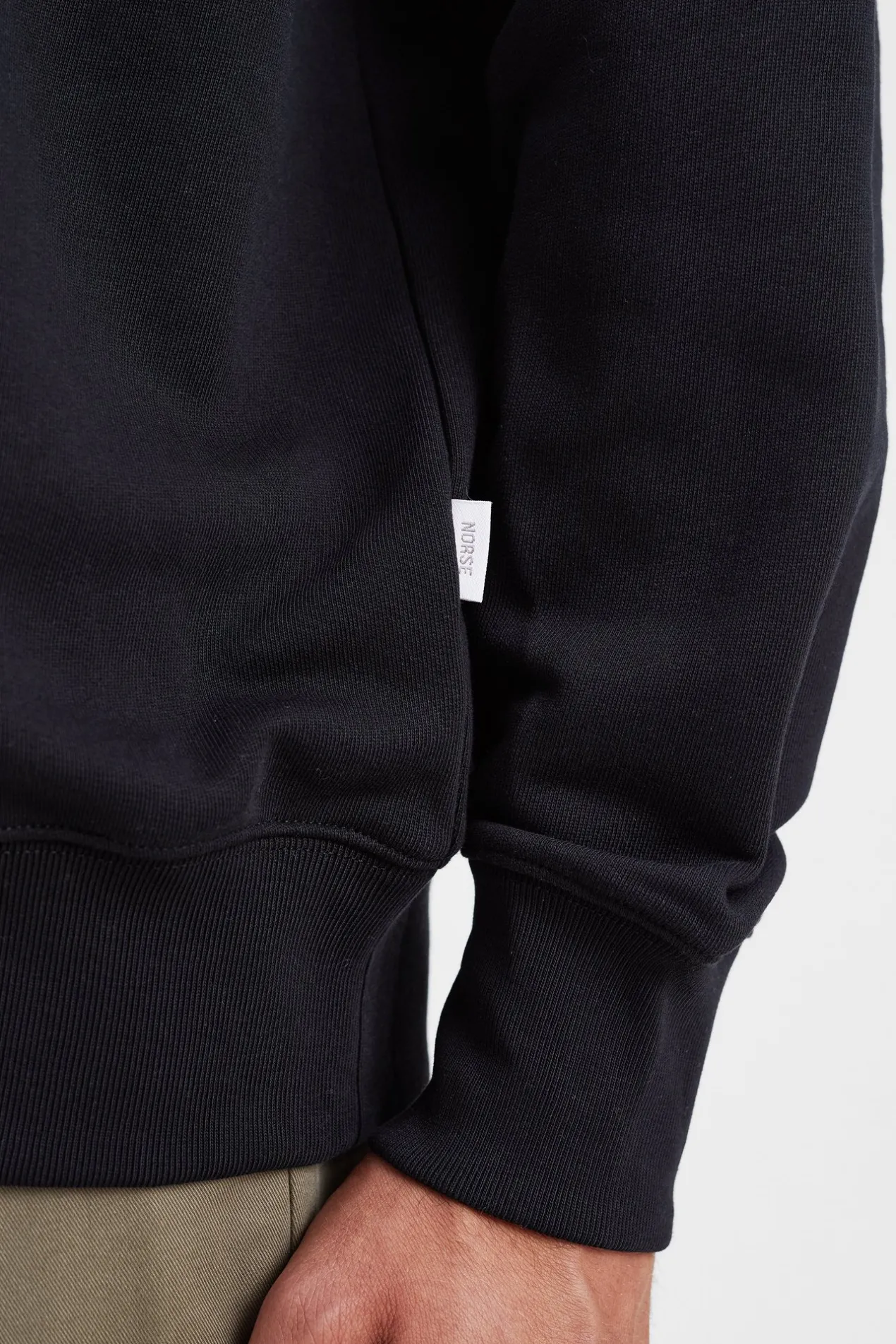norse_standard_sweatshirt_5-4.webp Norse Projects SWEATSHIRTS^Norse Standard Sweatshirt Black