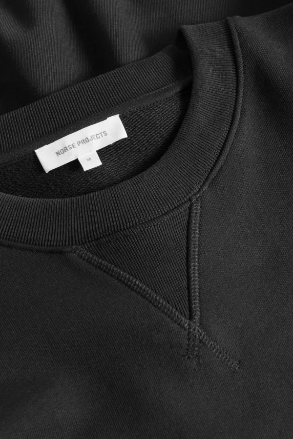 Norse Projects SWEATSHIRTS^Norse Standard Sweatshirt Black