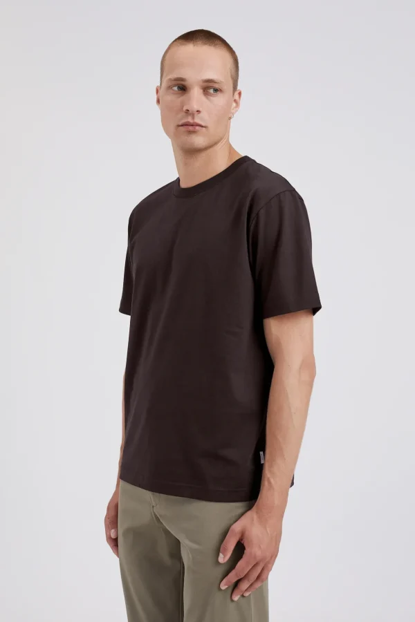 Norse Projects T-SHIRTS^Norse Standard T-shirt Espresso