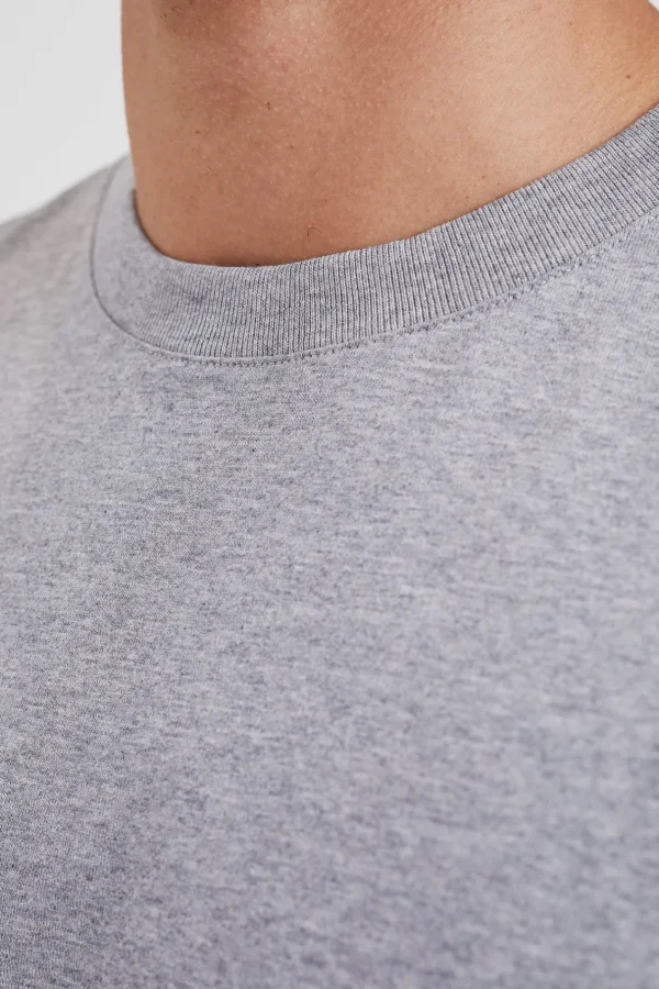 Norse Projects T-SHIRTS^Norse Standard T-shirt Grey Melange