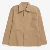 Norse Projects OVERSHIRTS^Norse Standard Twill Overshirt Utility Khaki