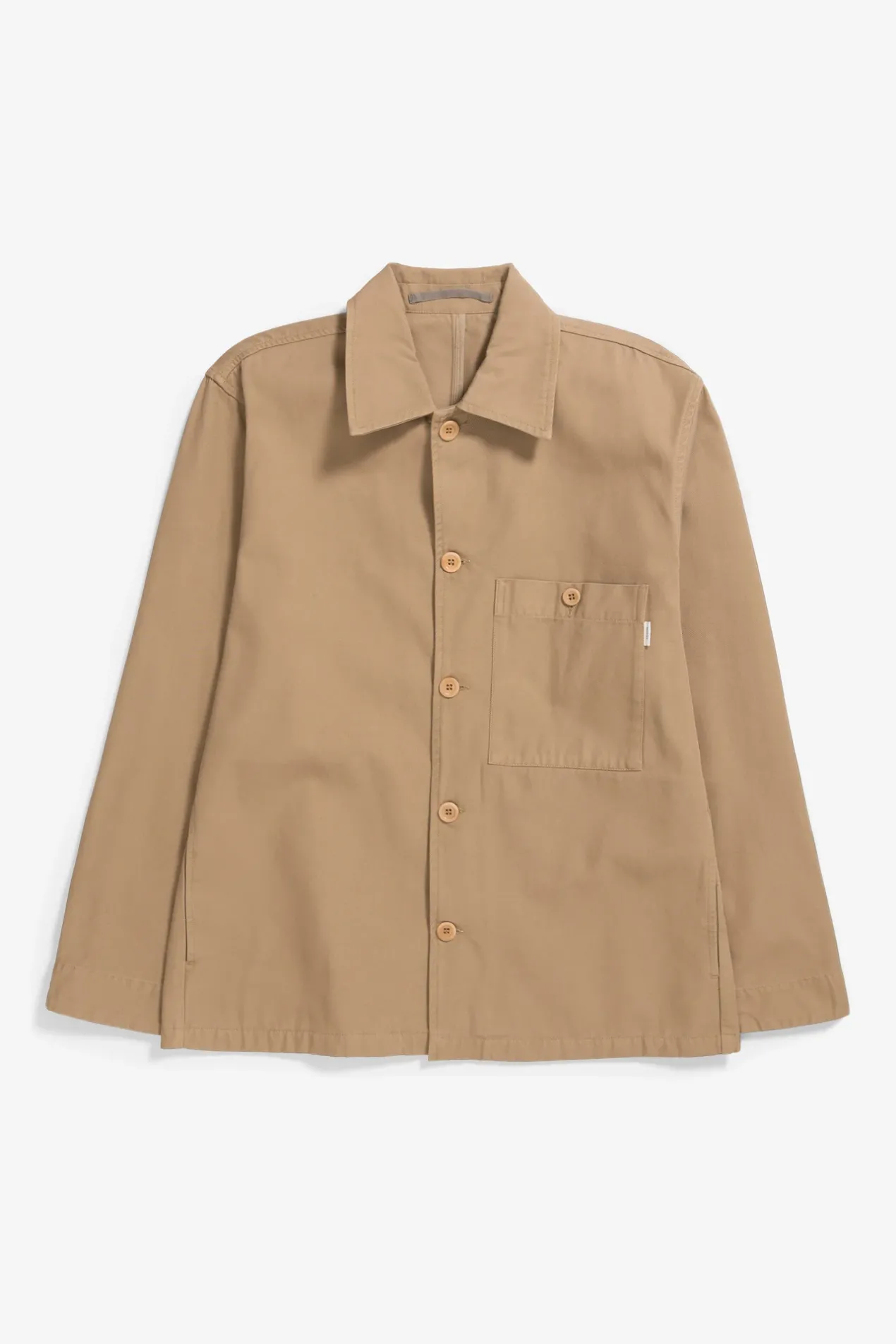 norse_standard_twill_overshirt_0-1.webp Norse Projects OVERSHIRTS^Norse Standard Twill Overshirt Utility Khaki
