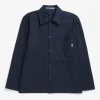 Norse Projects OVERSHIRTS^Norse Standard Twill Overshirt Dark Navy