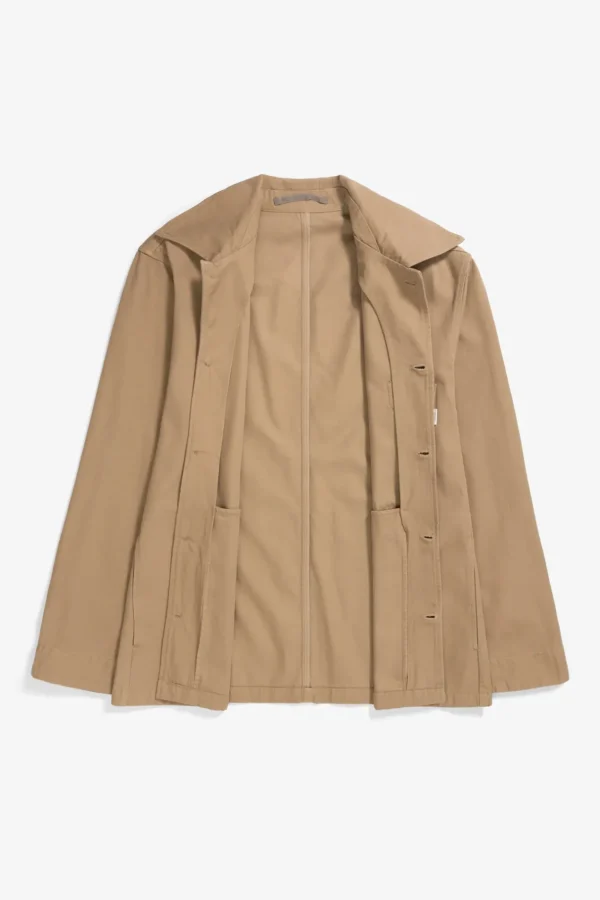 Norse Projects OVERSHIRTS^Norse Standard Twill Overshirt Utility Khaki