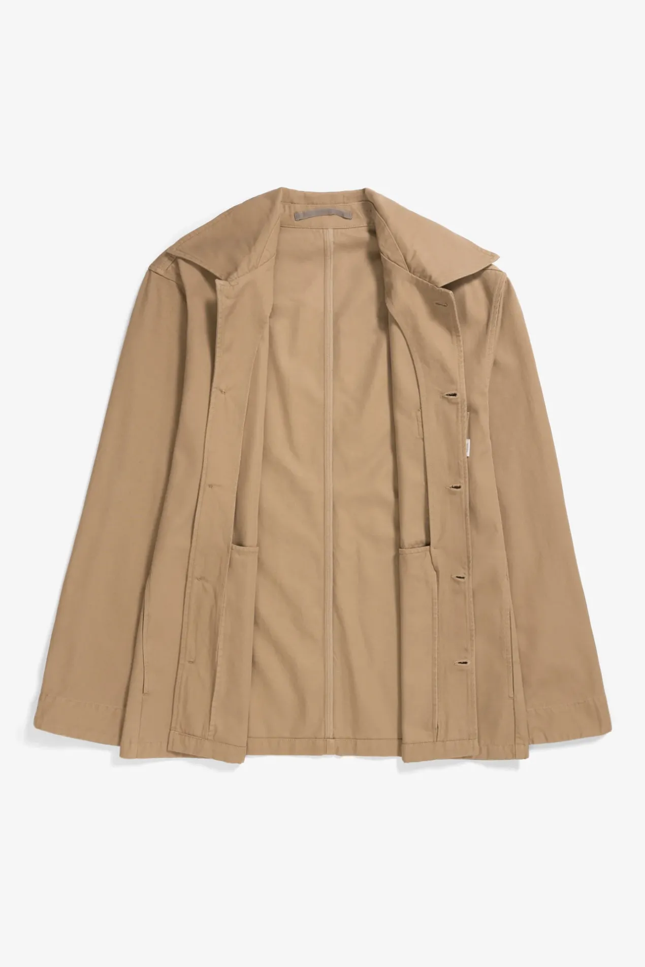 norse_standard_twill_overshirt_1-1.webp Norse Projects OVERSHIRTS^Norse Standard Twill Overshirt Utility Khaki