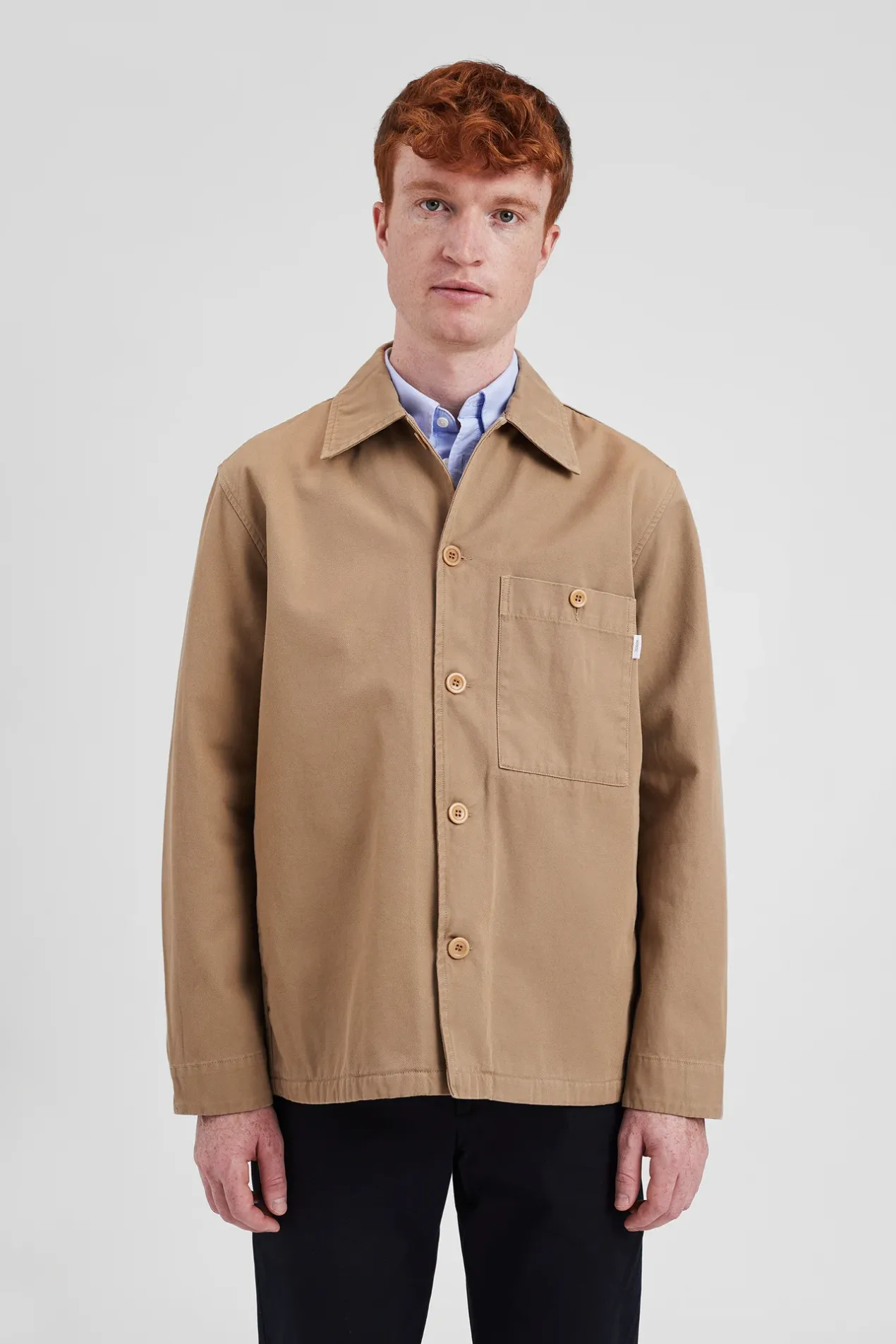 norse_standard_twill_overshirt_2-1.webp Norse Projects OVERSHIRTS^Norse Standard Twill Overshirt Utility Khaki