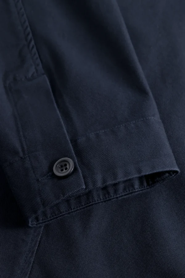 Norse Projects OVERSHIRTS^Norse Standard Twill Overshirt Dark Navy