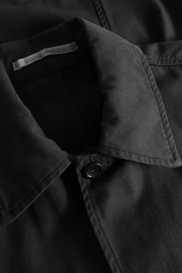 Norse Projects OVERSHIRTS^Norse Standard Twill Overshirt Black