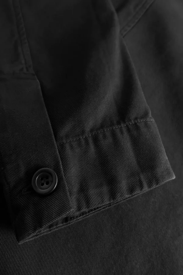 Norse Projects OVERSHIRTS^Norse Standard Twill Overshirt Black