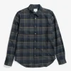Norse Projects SHIRTING^Osvald Flannel Check Shirt Dark Navy