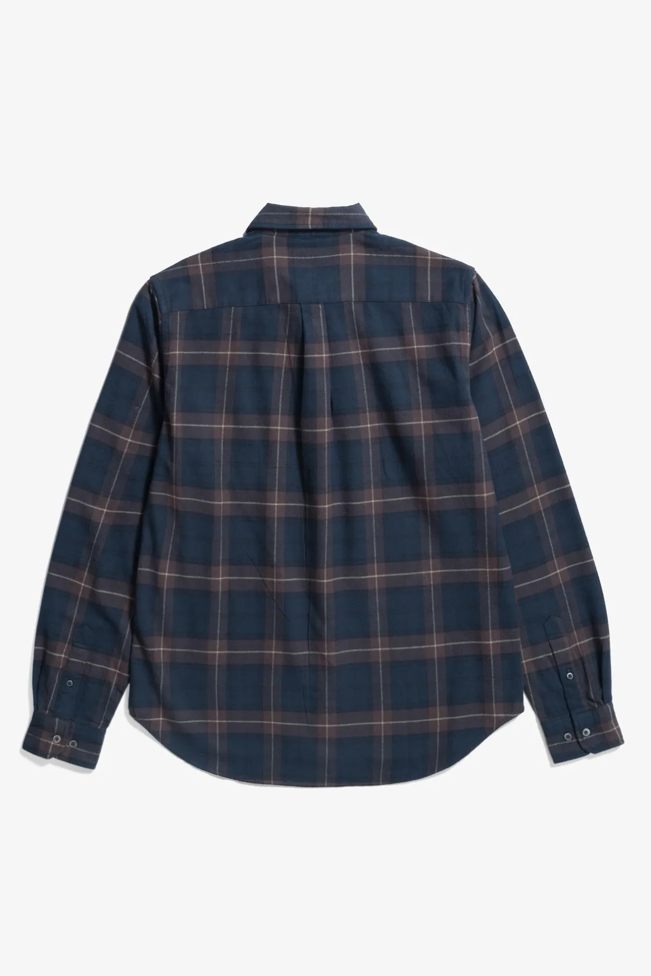 osvald_flannel_check_shirt_1.webp Norse Projects SHIRTING^Osvald Flannel Check Shirt Wine Red