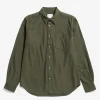 Norse Projects SHIRTING^Osvald Flannel Shirt Sitka Green