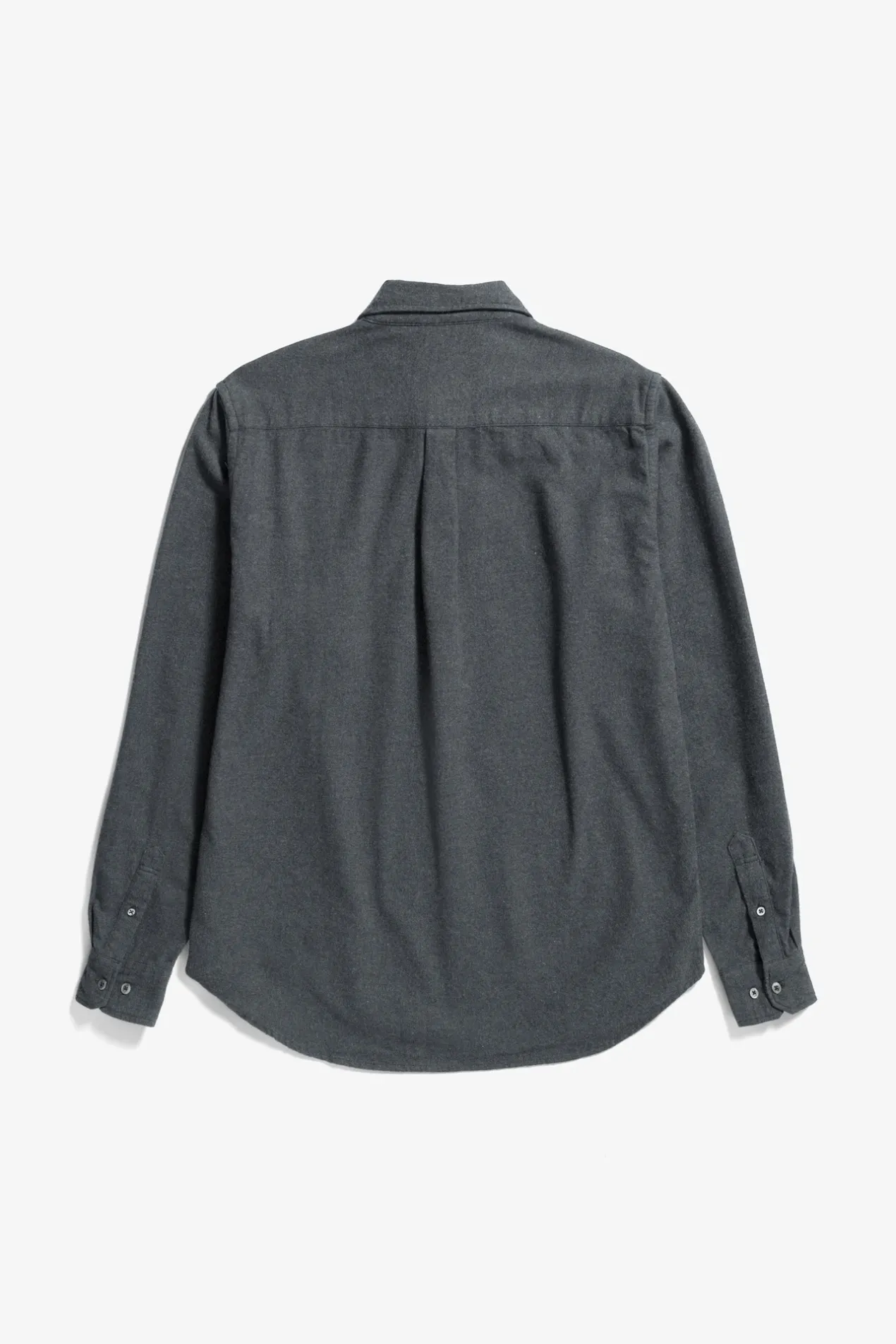 osvald_flannel_shirt_1-1.webp Norse Projects SHIRTING^Osvald Flannel Shirt Charcoal Melange