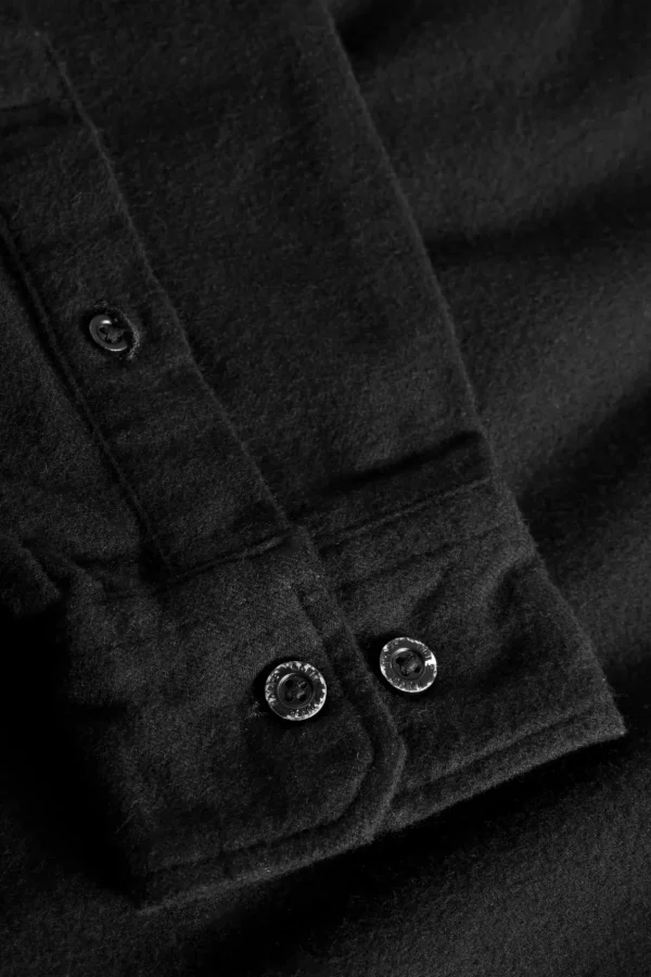 Norse Projects SHIRTING^Osvald Flannel Shirt Black