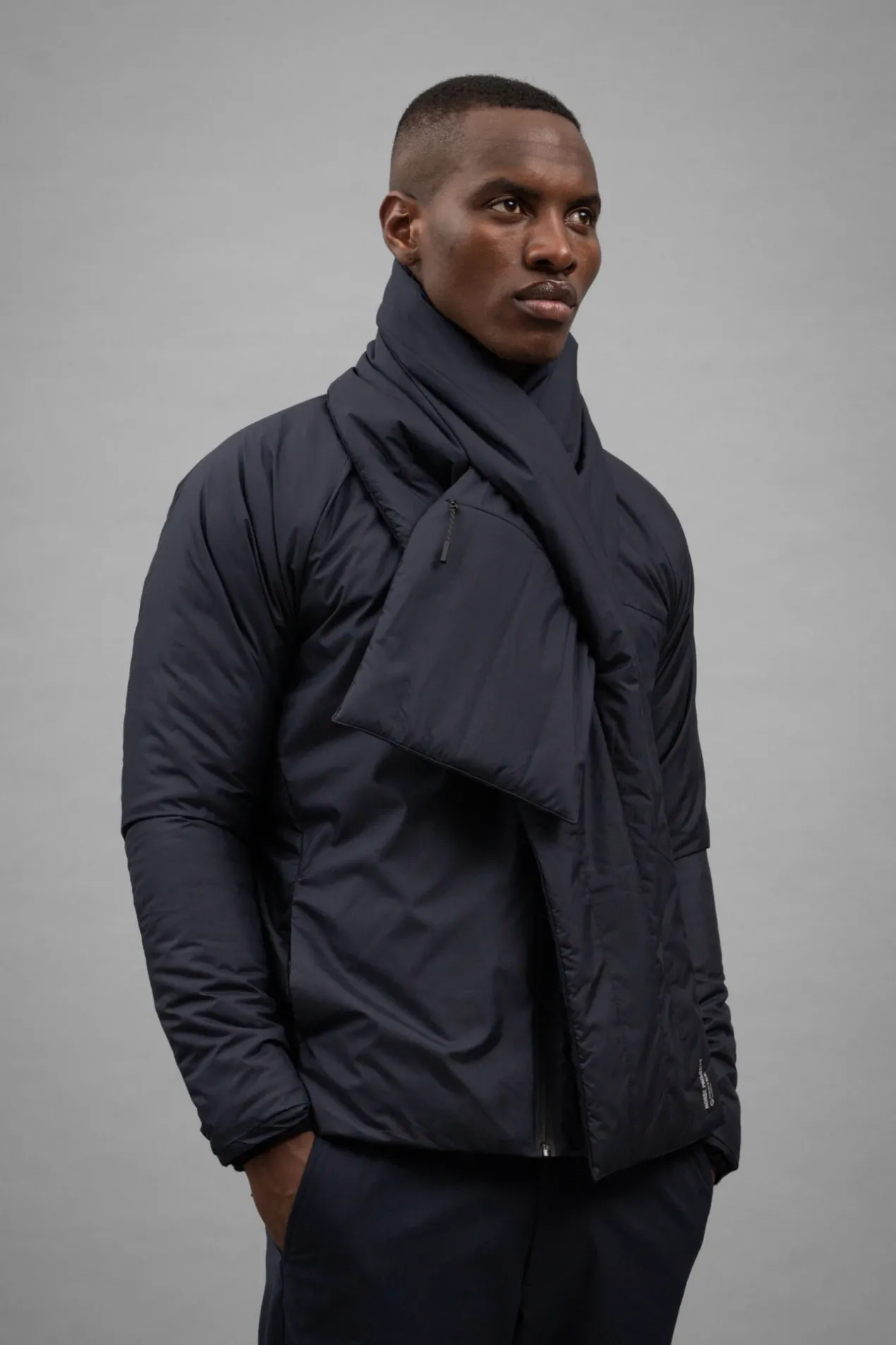 pertex_quantum_keyhole_scarf_3.webp Norse Projects ACCESSORIES^Pertex Quantum Keyhole Scarf Dark Navy