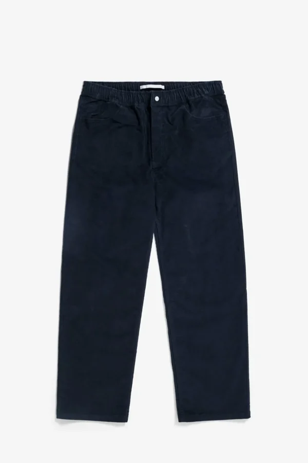 Norse Projects TROUSERS^Ragnar Relaxed Solotex Corduroy Pant Dark Navy