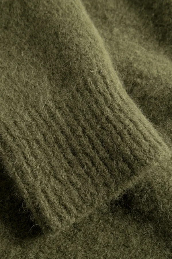 Norse Projects KNITWEAR^Rasmus Relaxed Brushed Polo Ivy Green