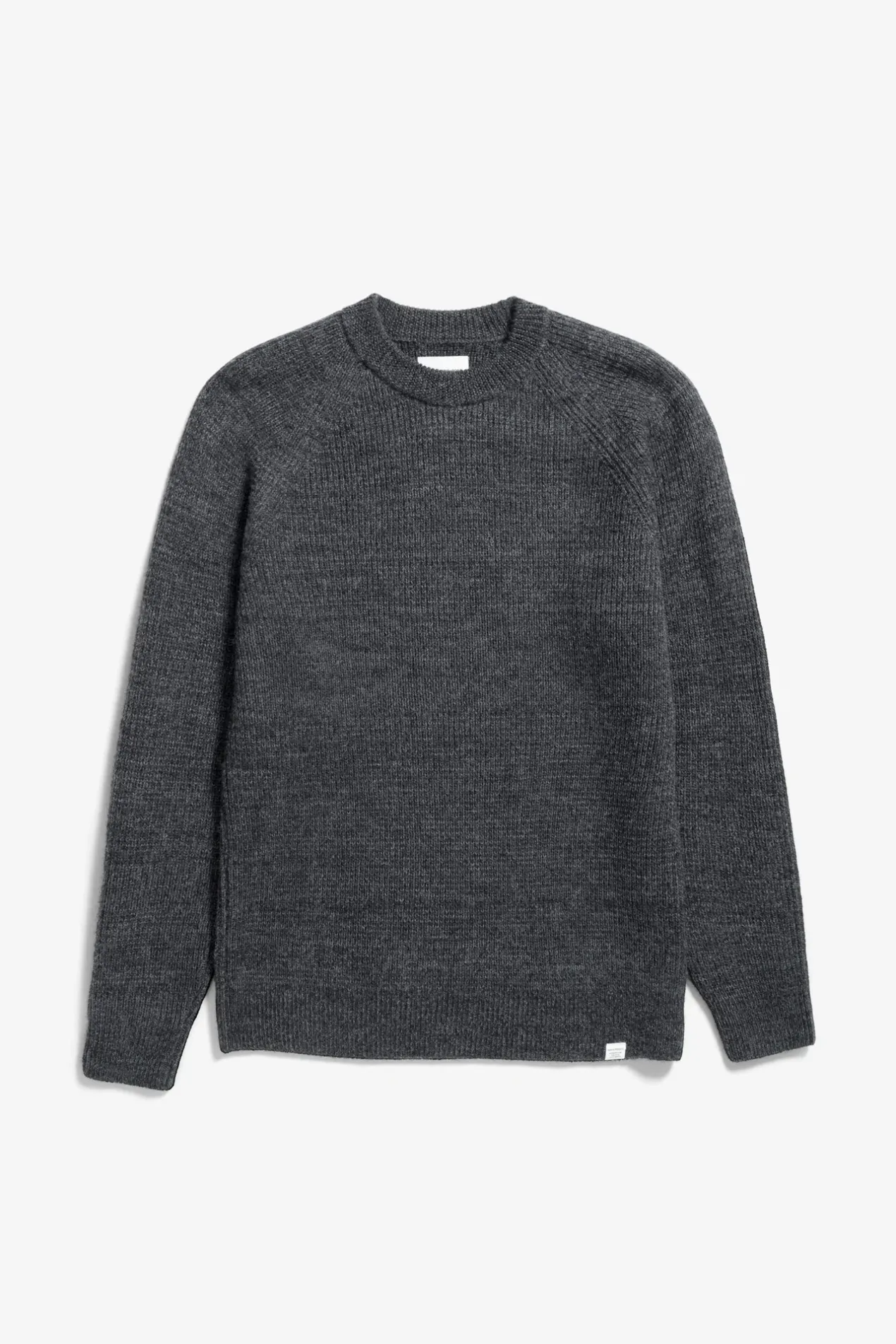 roald_wool_cotton_rib_sweater_0-1.webp Norse Projects KNITWEAR^Roald Wool Cotton Rib Sweater Dark Grey Melange