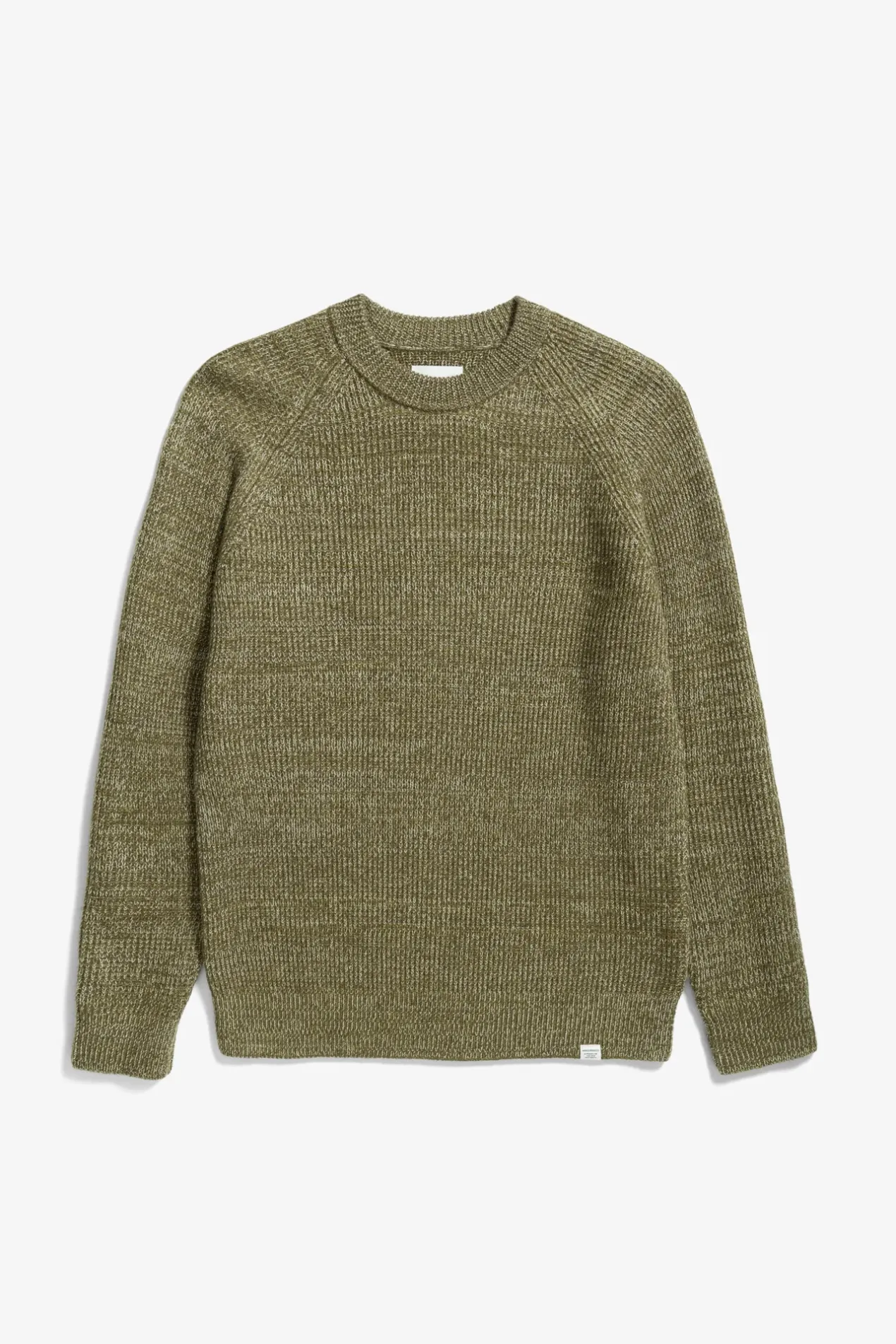 roald_wool_cotton_rib_sweater_0.webp Norse Projects KNITWEAR^Roald Wool Cotton Rib Sweater Sitka Green
