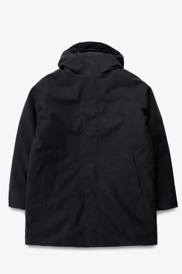 Norse Projects OUTERWEAR^Rokkvi 6.0 Gore-Tex Wool Down Jacket Charcoal Melange