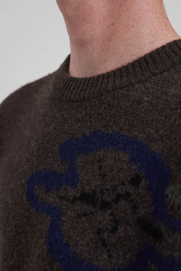Norse Projects KNITWEAR^Rune Jacquard Espresso