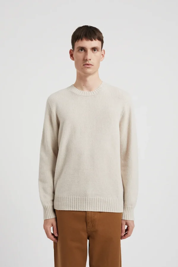 Norse Projects KNITWEAR^Sigfred Cashmere Sweater Ecru
