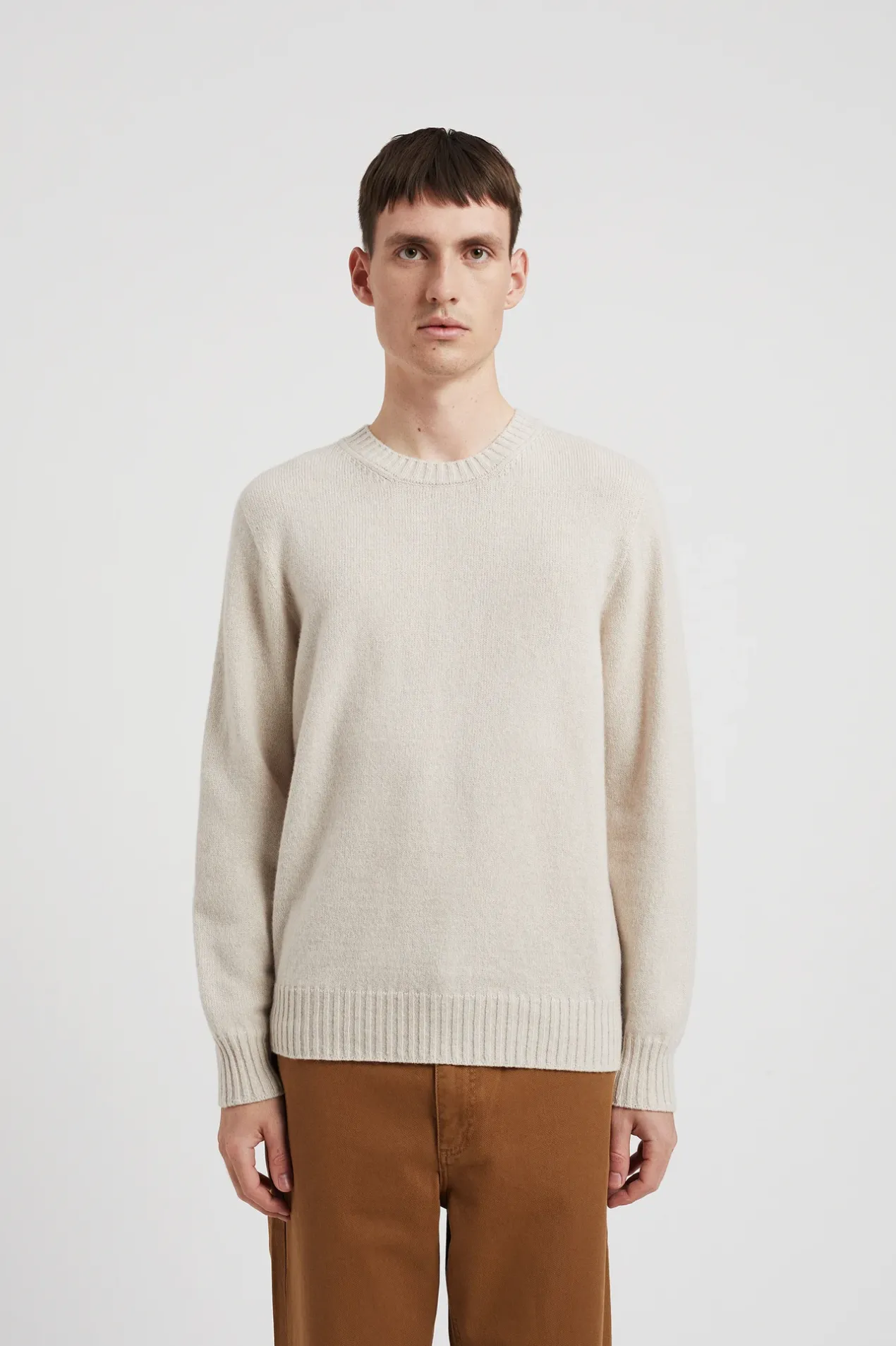 sigfred_cashmere_sweater_2-2.webp Norse Projects KNITWEAR^Sigfred Cashmere Sweater Ecru