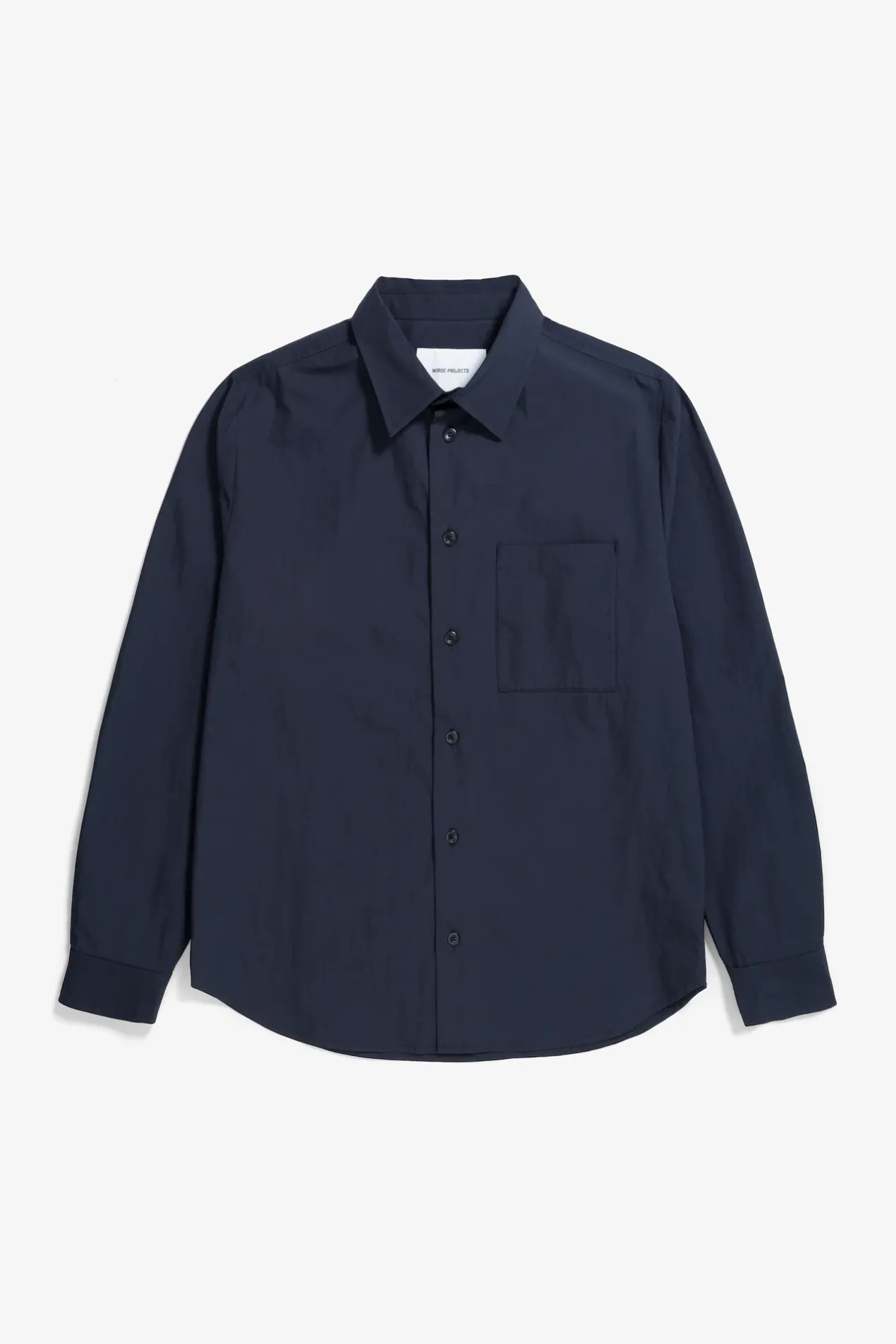 silas_tech_poplin_shirt_0-1.webp Norse Projects SHIRTING^Silas Tech Poplin Shirt Dark Navy