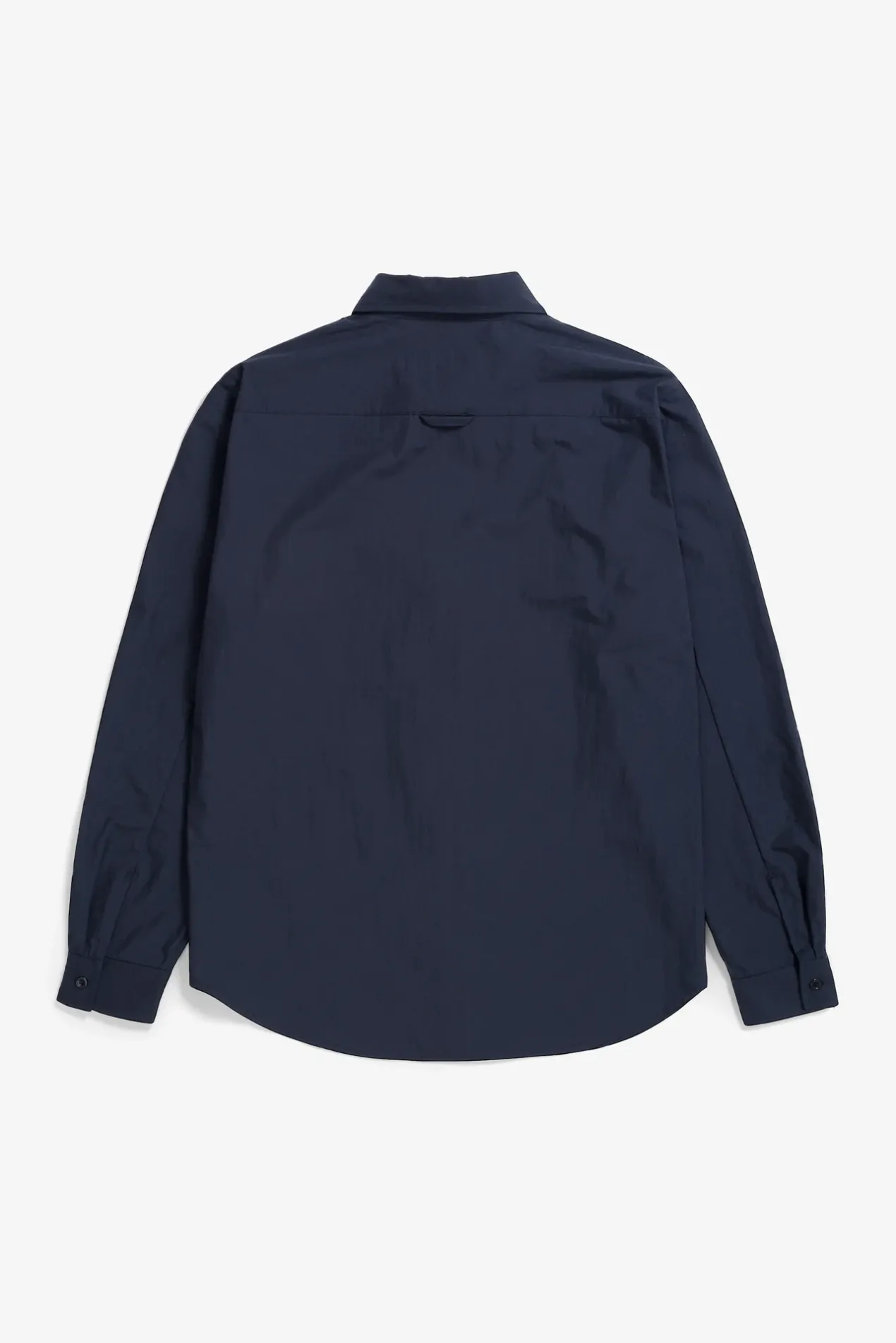 silas_tech_poplin_shirt_1-1.webp Norse Projects SHIRTING^Silas Tech Poplin Shirt Dark Navy
