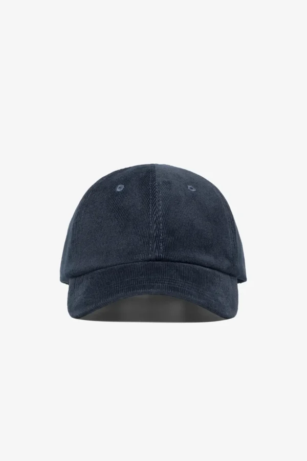 Norse Projects CAPS^Solotex Corduroy Sports Cap Dark Navy