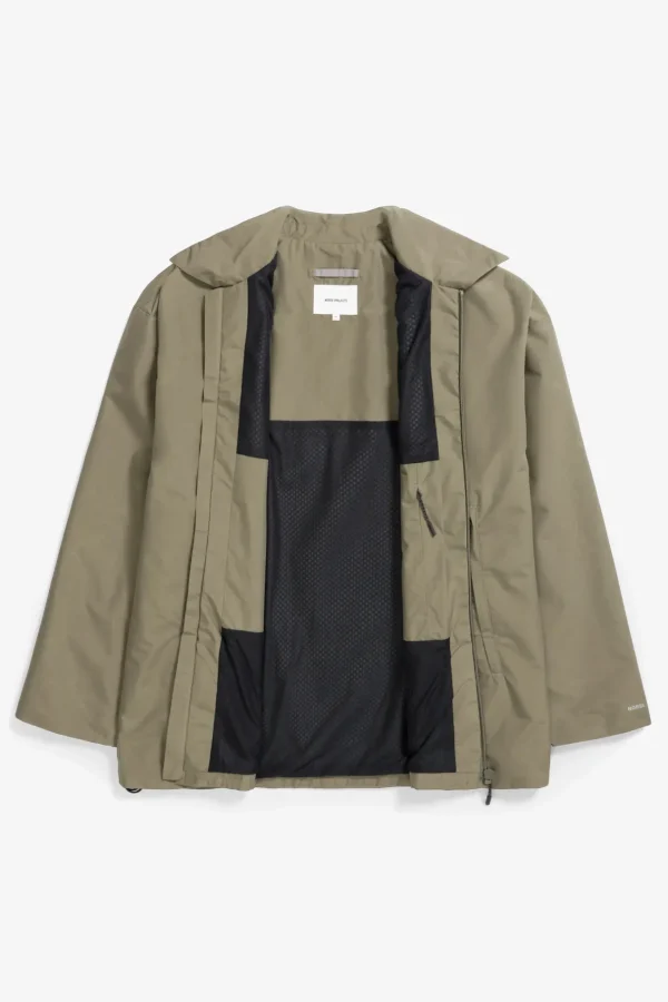 Norse Projects OUTERWEAR^Sten Gore-Tex Windstopper Insulated Shirt Jacket Sediment Green