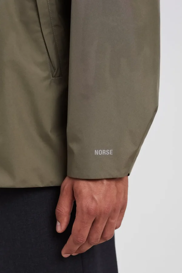 Norse Projects OUTERWEAR^Sten Gore-Tex Windstopper Insulated Shirt Jacket Sediment Green