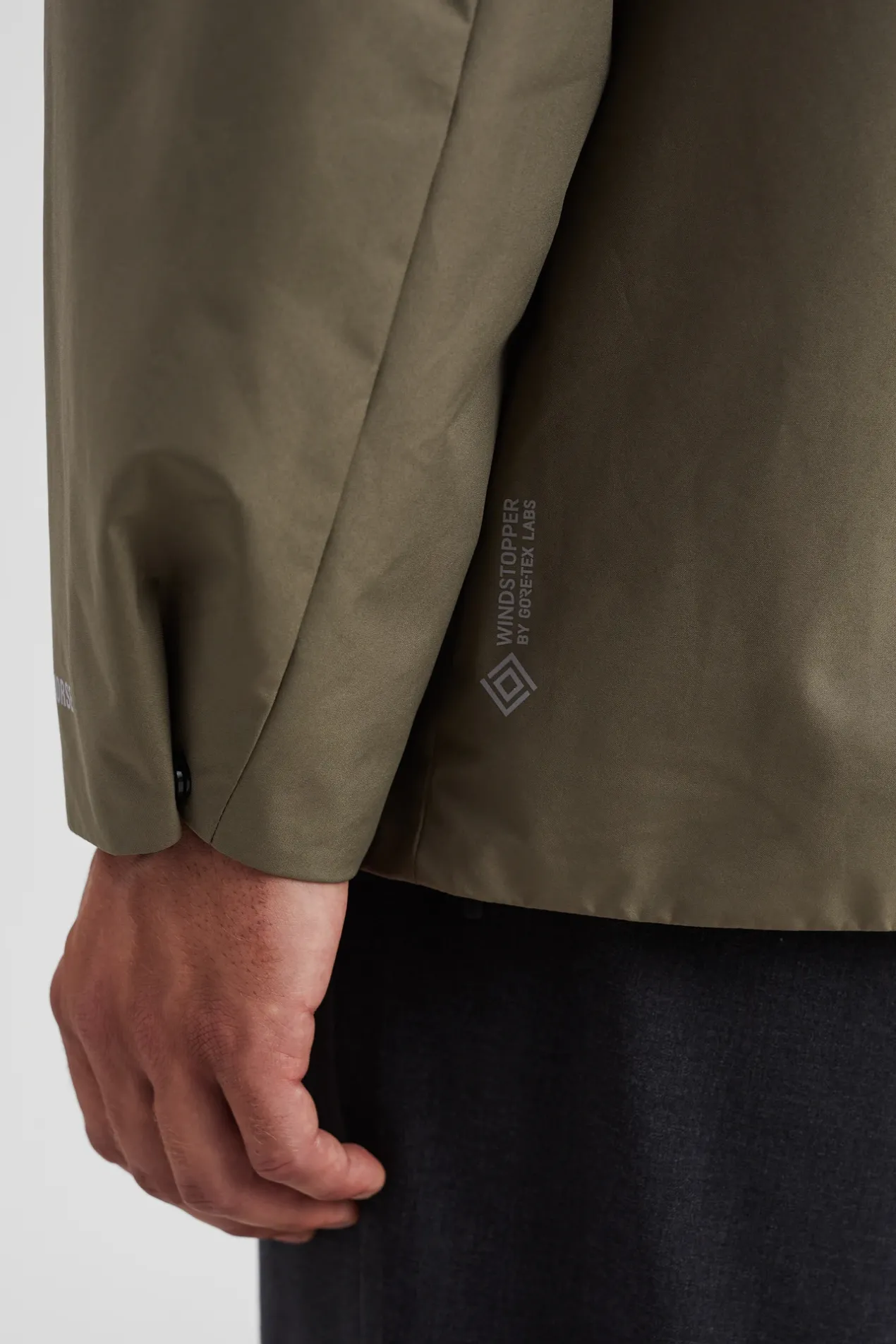 sten_goretex_windstopper_insulated_shirt_jacket_6.webp Norse Projects OUTERWEAR^Sten Gore-Tex Windstopper Insulated Shirt Jacket Sediment Green
