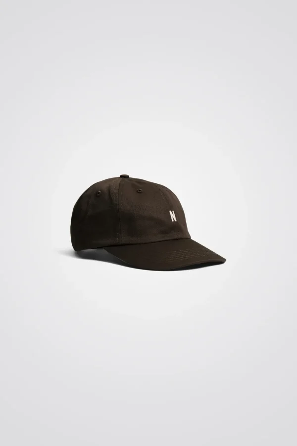 Norse Projects CAPS^Twill Sports Cap Espresso
