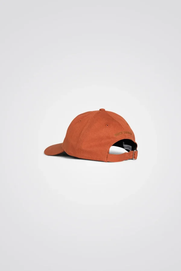 Norse Projects CAPS^Twill Sports Cap Burnt Ochre