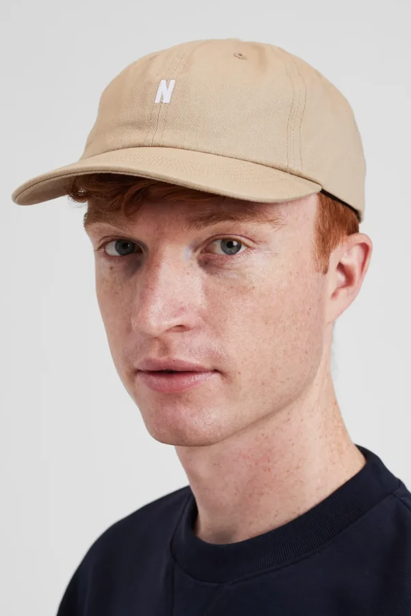 Norse Projects CAPS^Twill Sports Cap Utility Khaki